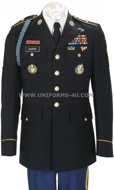 Army Dress Green Uniform Set Up 113