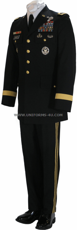 US ARMY GENERAL MALE BLUE ARMY SERVICE UNIFORM - ASU