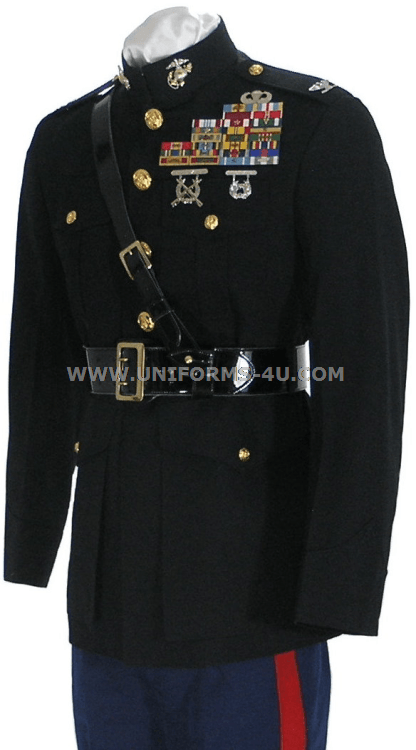 marine officer service uniform