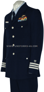 US COAST GUARD AUXILIARY SERVICE DRESS BLUE (SDB) UNIFORM