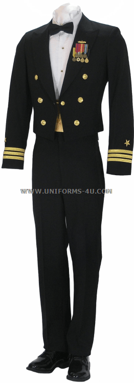 U.S. NAVY MALE OFFICER DINNER DRESS BLUE JACKET UNIFORM