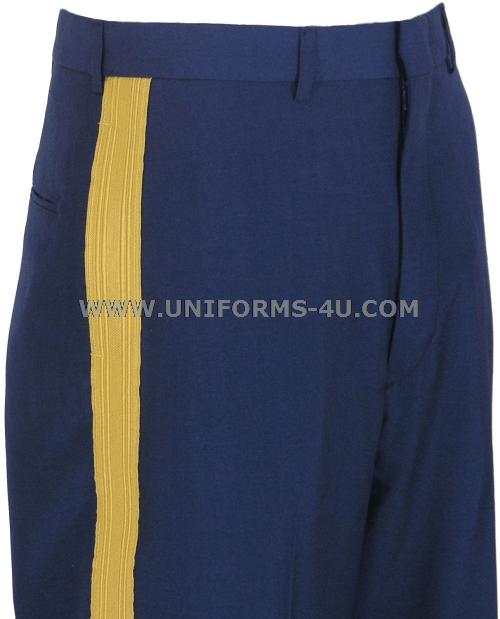 NEW AR 670-1 ARMY ASU DRESS BLUE PANTS ENLISTED EXACT MEASUREMENTS ALL  SIZES MEN