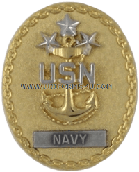 U.S. Navy MCPON Identification Badge