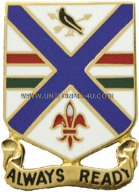 U.S. ARMY 130TH INFANTRY REGIMENT UNIT CREST (DUI)