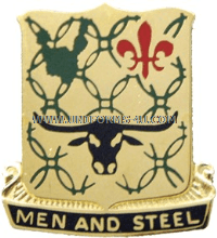 U.S. ARMY 149TH ARMORED REGIMENT UNIT CREST (DUI)
