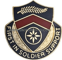 U.S. ARMY 1ST PERSONNEL SERVICES BATTALION UNIT CREST (DUI)