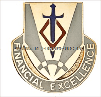 U.S. ARMY 50TH FINANCIAL MANAGEMENT SUPPORT UNIT UNIT CREST (DUI)