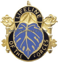 U.S. ARMY 383RD QUARTERMASTER BATTALION UNIT CREST (DUI)