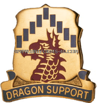 U.S. ARMY 601ST SUPPORT BATTALION UNIT CREST (DUI)