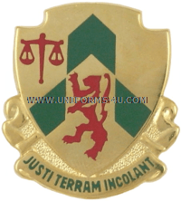 U.S. ARMY 796TH MILITARY POLICE BATTALION UNIT CREST (DUI)