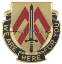 U.S. ARMY 293RD SUPPORT BATTALION UNIT CREST (DUI)