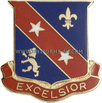 U.S. ARMY 322ND REGIMENT UNIT CREST (DUI)