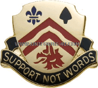 U.S. ARMY 342ND SUPPORT BATTALION UNIT CREST (DUI)