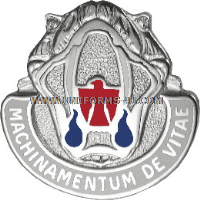 U.S. ARMY 345TH QUARTERMASTER BATTALION UNIT CREST (DUI)
