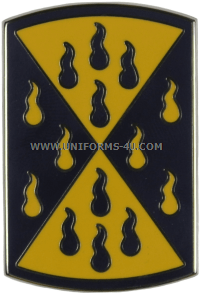 U.S. ARMY 464TH CHEMICAL BRIGADE COMBAT SERVICE ID BADGE (CSIB)