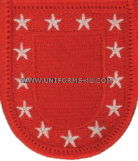 army flash red with white stars
