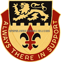 u.s. army 57th field artillery brigade unit crest