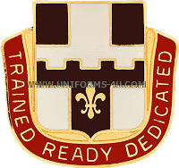 u.s. army 93rd medical battalion unit crest