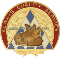 u.s. army 100th support group (area) unit crest