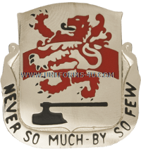 u.s. army 458th engineer battalion usar unit crest