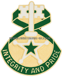 u.s. army 607th military police battalion unit crest