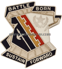 u.s. army 757th support battalion unit crest