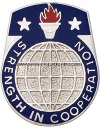 u.s. army security assistance command unit crest