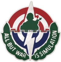u.s. army simulation training & instrumentation command unit crest