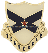 u.s. army tennessee state guard with red star unit crest