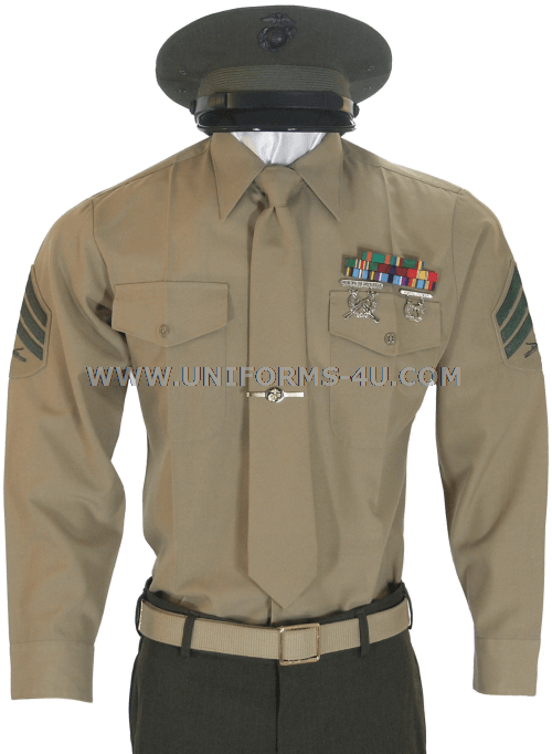 USMC MALE ENLISTED SERVICE DRESS UNIFORM (