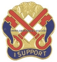 U.S. ARMY 122ND SUPPORT GROUP UNIT CREST (DUI)