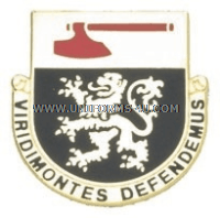 U.S. ARMY 124TH REGIMENT UNIT CREST (DUI)