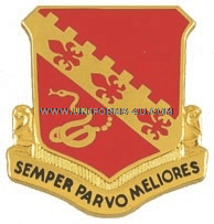 U.S. ARMY 130TH FIELD ARTILLERY REGIMENT UNIT CREST (DUI)