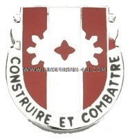 U.S. ARMY 961ST ENGINEER BATTALION UNIT CREST (DUI)