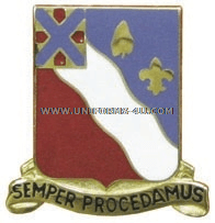 U.S. ARMY 156TH FIELD ARTILLERY REGIMENT UNIT CREST (DUI)