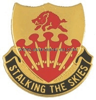 U.S. ARMY 233RD REGIMENT UNIT CREST (DUI)