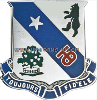 U.S. ARMY 360TH REGIMENT UNIT CREST (DUI)