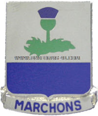 U.S. ARMY 338TH REGIMENT UNIT CREST (DUI)