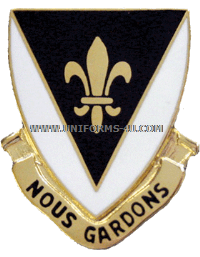 U.S. ARMY 329TH REGIMENT UNIT CREST (DUI)